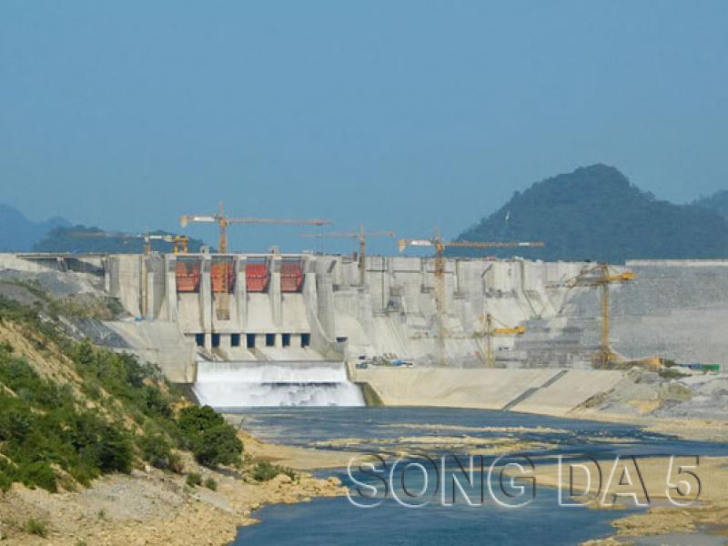 Công trình thủy điện Tuyên Quang - Công Ty Cổ Phần Sông Đà 5